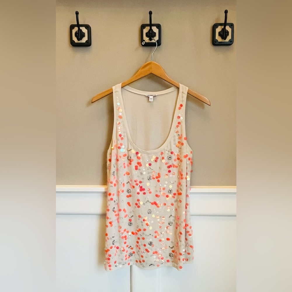 Express Sequin Tank Top